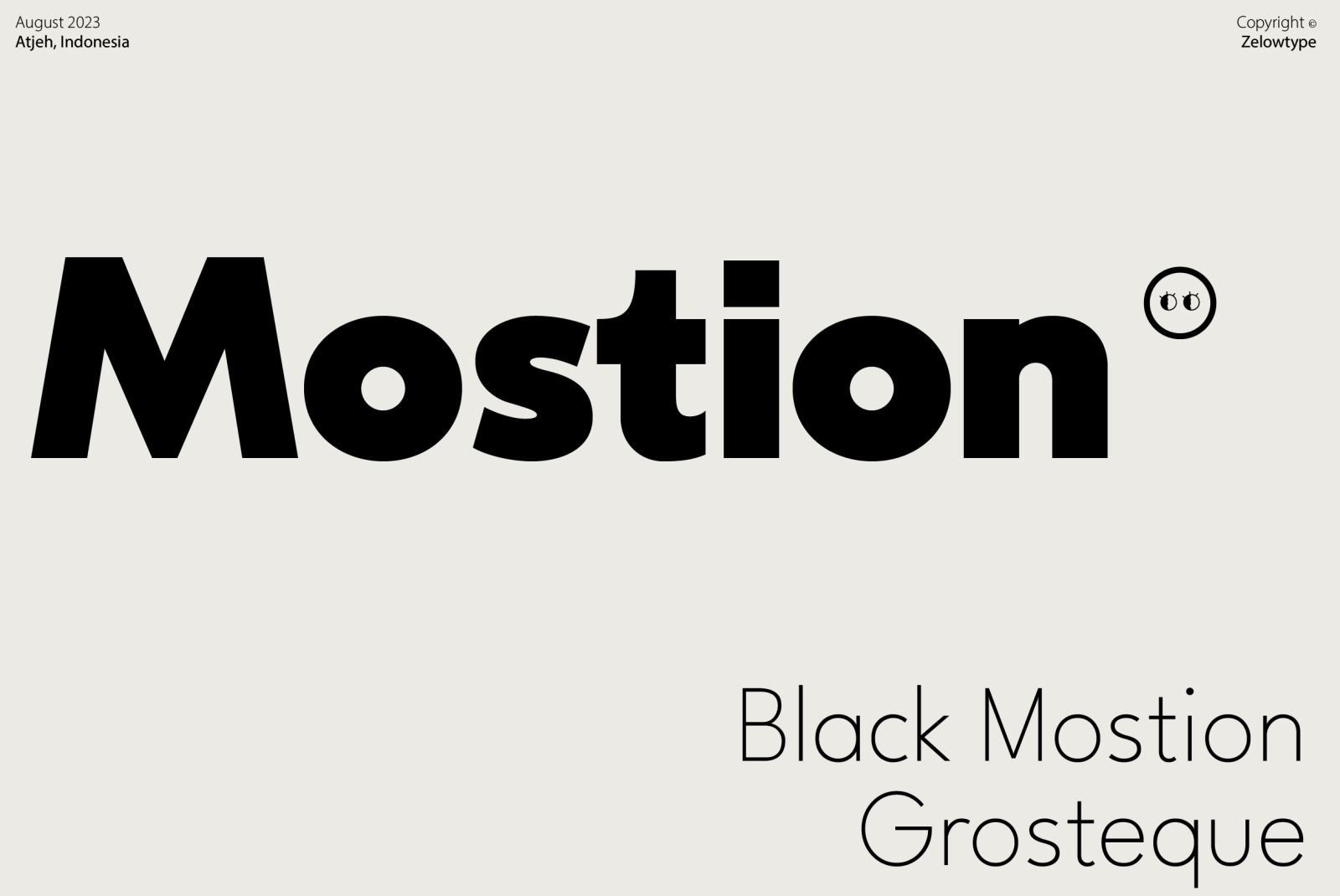 ZT Mostion Font ZT Mostion Font