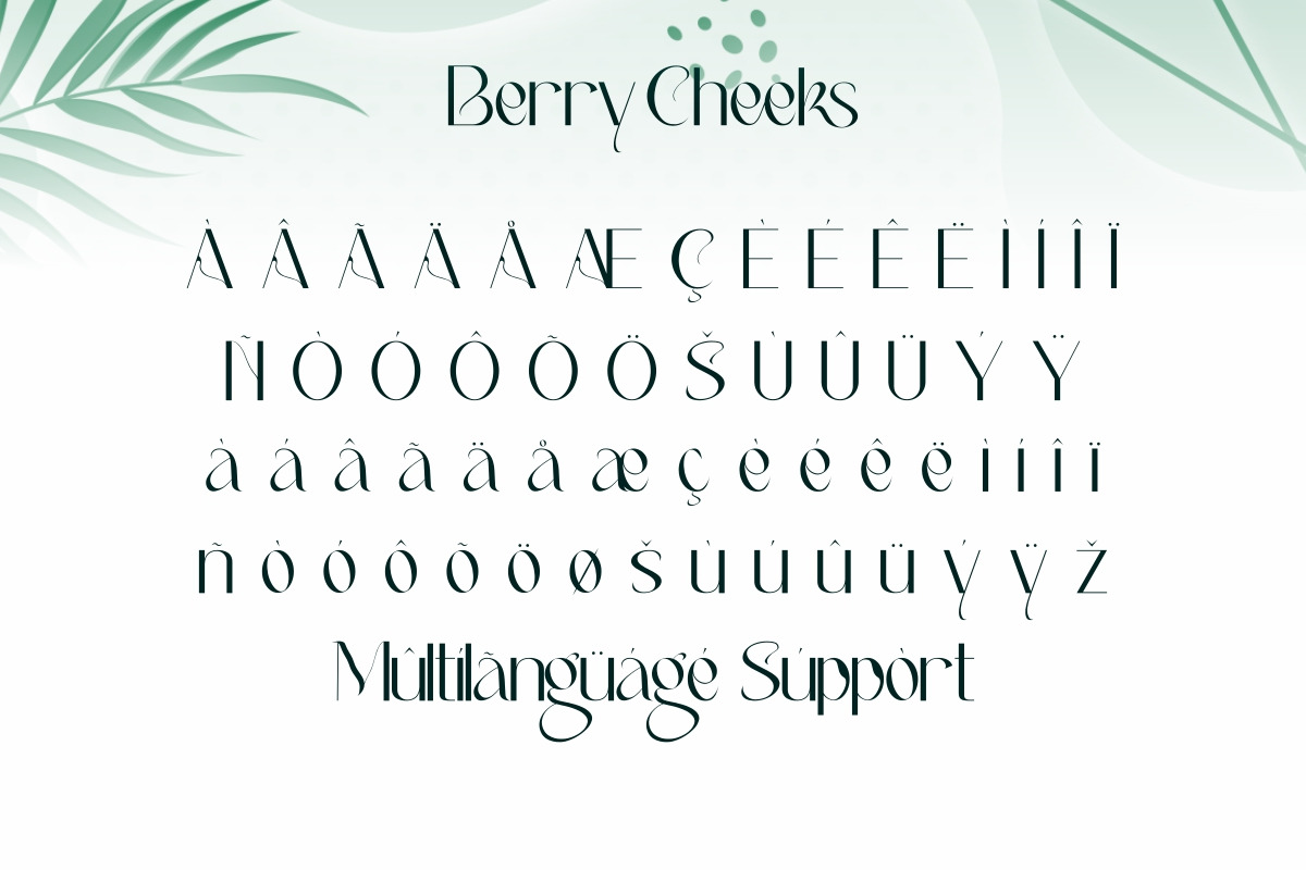 Berry Cheeks Font Berry Cheeks Font