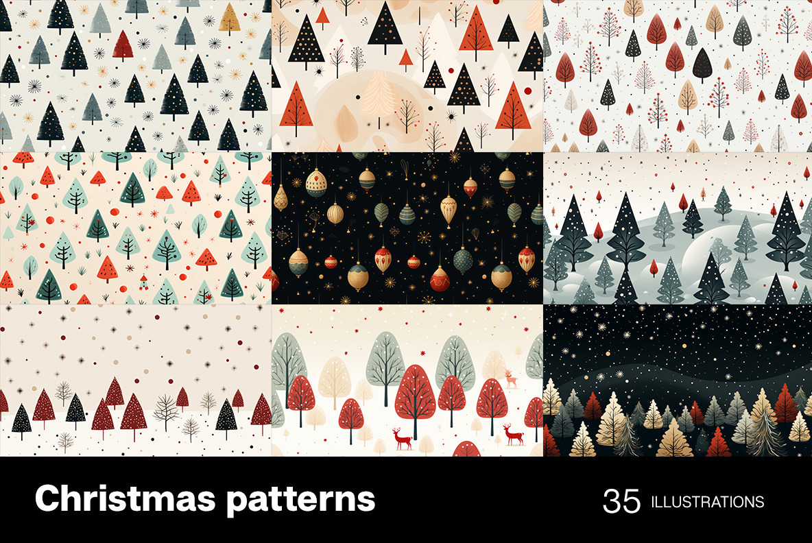 Christmas patterns