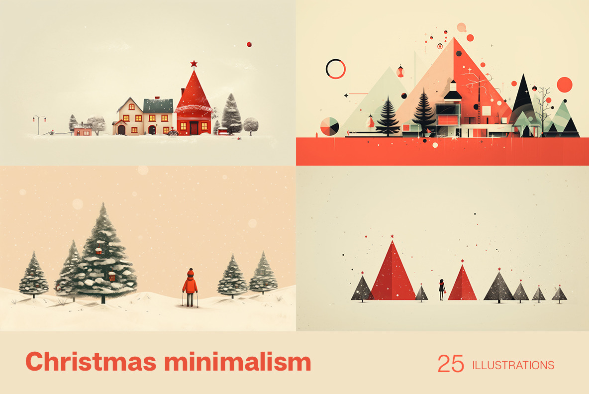 Christmas minimalism Christmas minimalism