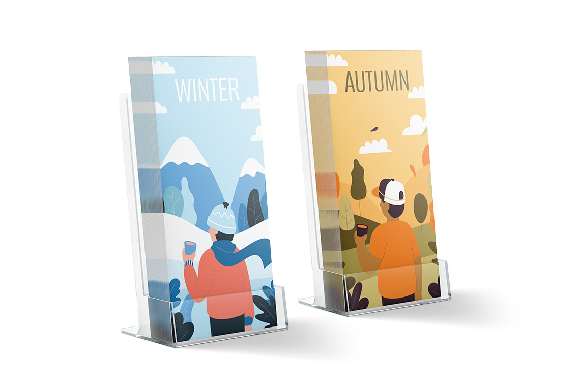 Flyer Holder Mockup Flyer Holder Mockup