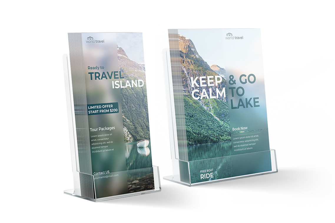 Flyer Holder Mockup Flyer Holder Mockup