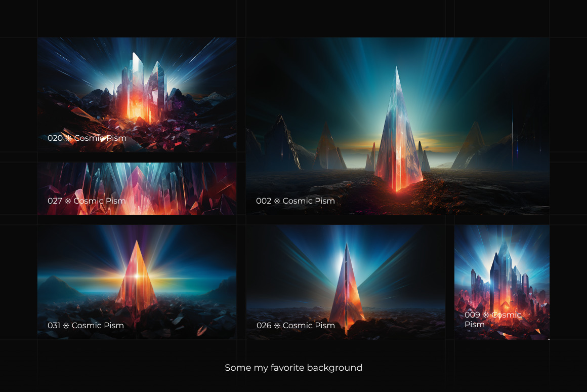 Cosmic Prism Background Set Cosmic Prism Background Set