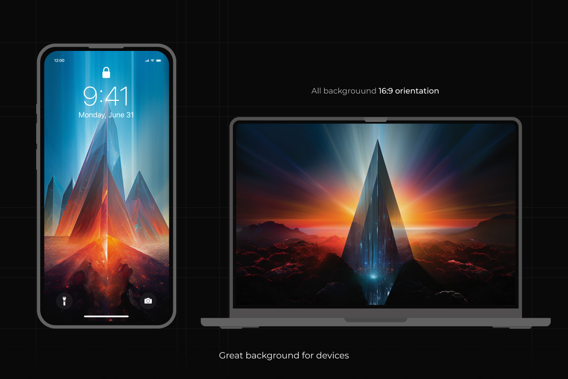 Cosmic Prism Background Set Cosmic Prism Background Set