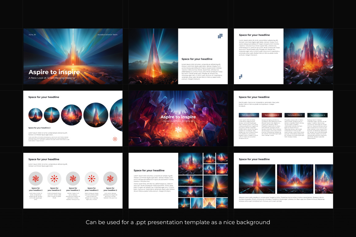 Cosmic Prism Background Set Cosmic Prism Background Set
