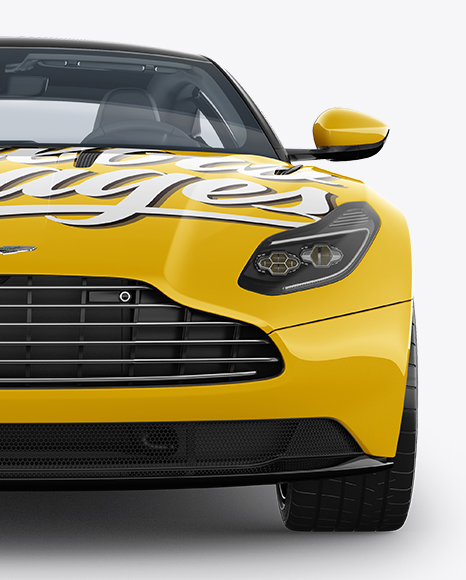 Aston Martin DB11 Mockup - Front View