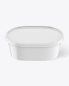 Glossy Plastic Container Mockup