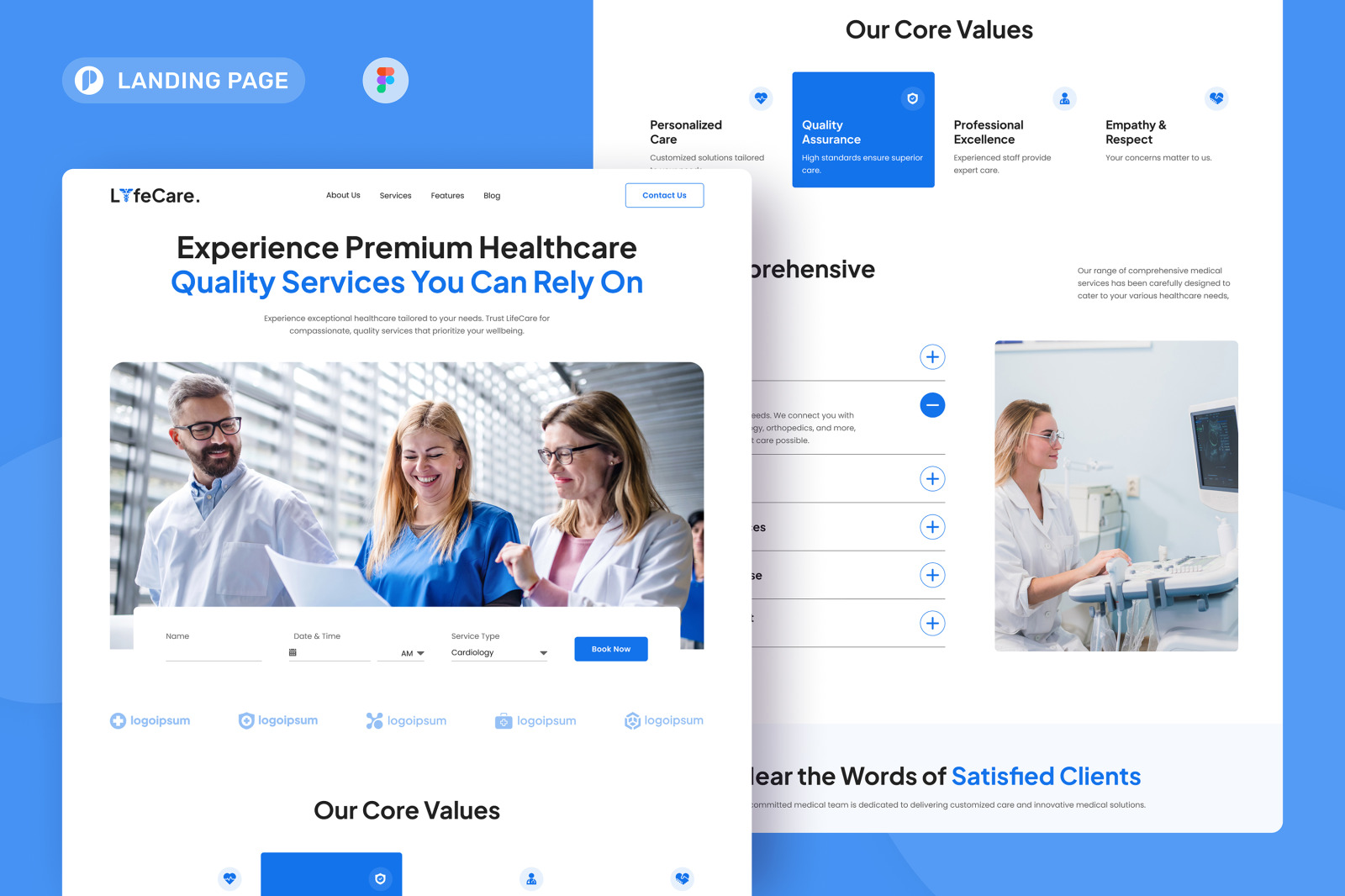 LifeCare - Healthcare Landing Page