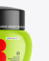 Glossy Cosmetic Jar Mockup Glossy Cosmetic Jar Mockup