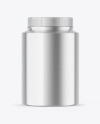 Metallic Protein Jar Mockup Metallic Protein Jar Mockup