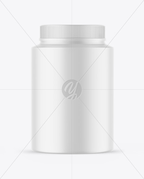 Matte Protein Jar Mockup
