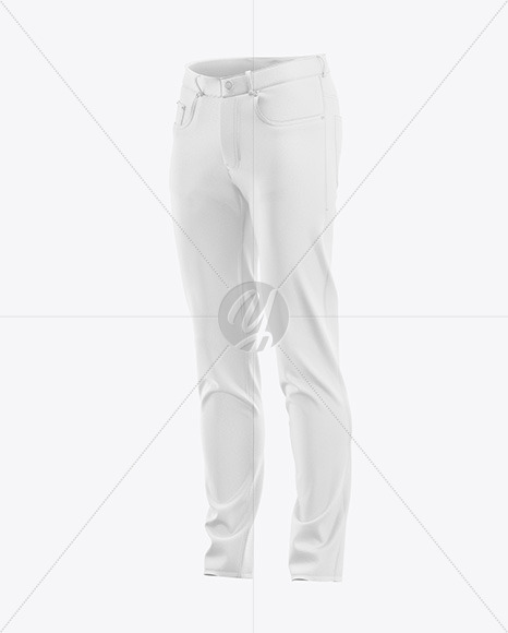 Jeans Mockup - Half Side View