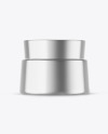Metallic Cosmetic Jar Mockup Metallic Cosmetic Jar Mockup