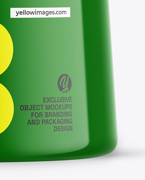 Glossy Cosmetic Jar Mockup