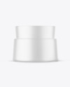 Matte Cosmetic Jar Mockup