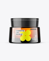 Amber Glass Cosmetic Jar Mockup Amber Glass Cosmetic Jar Mockup