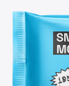 Matte Metallic Snack Package Mockup