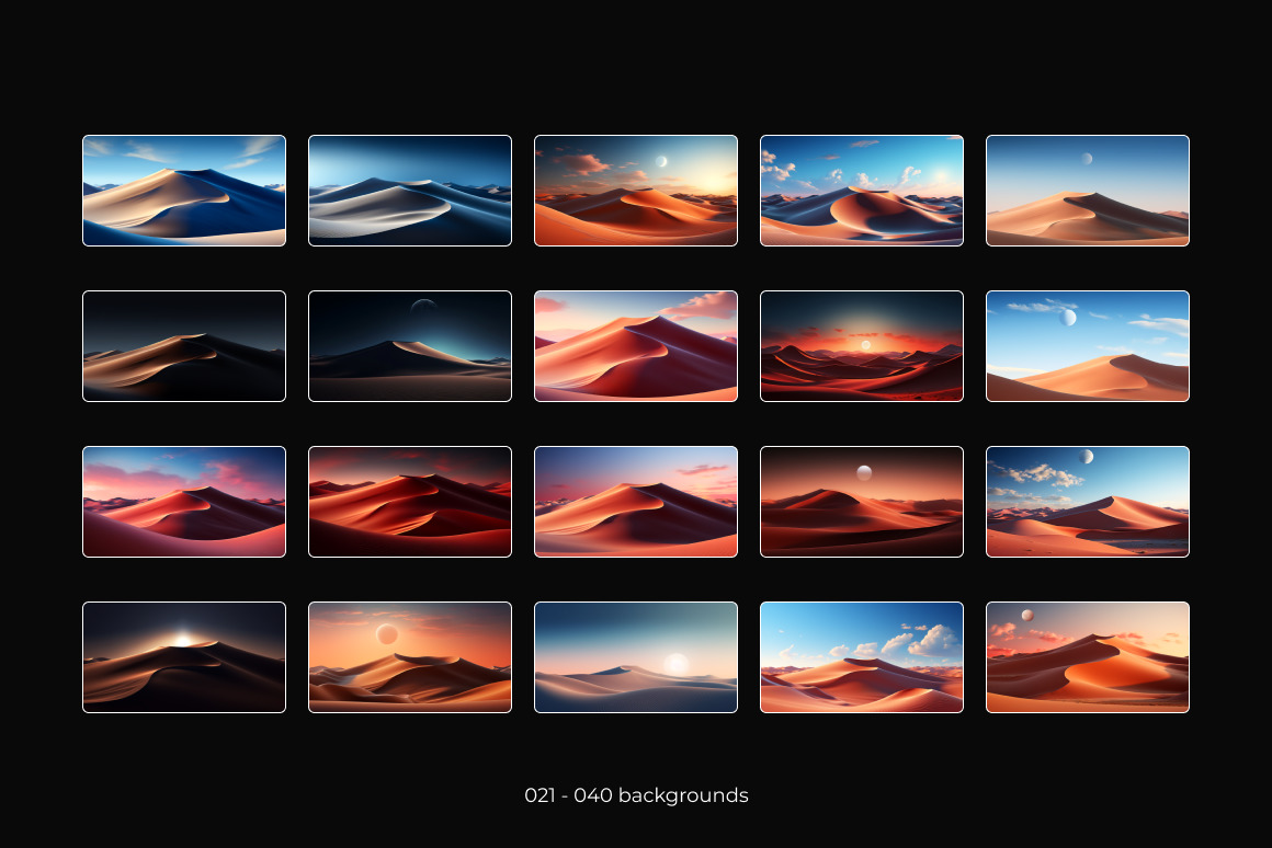 Arrakis Dunes Background Set Arrakis Dunes Background Set