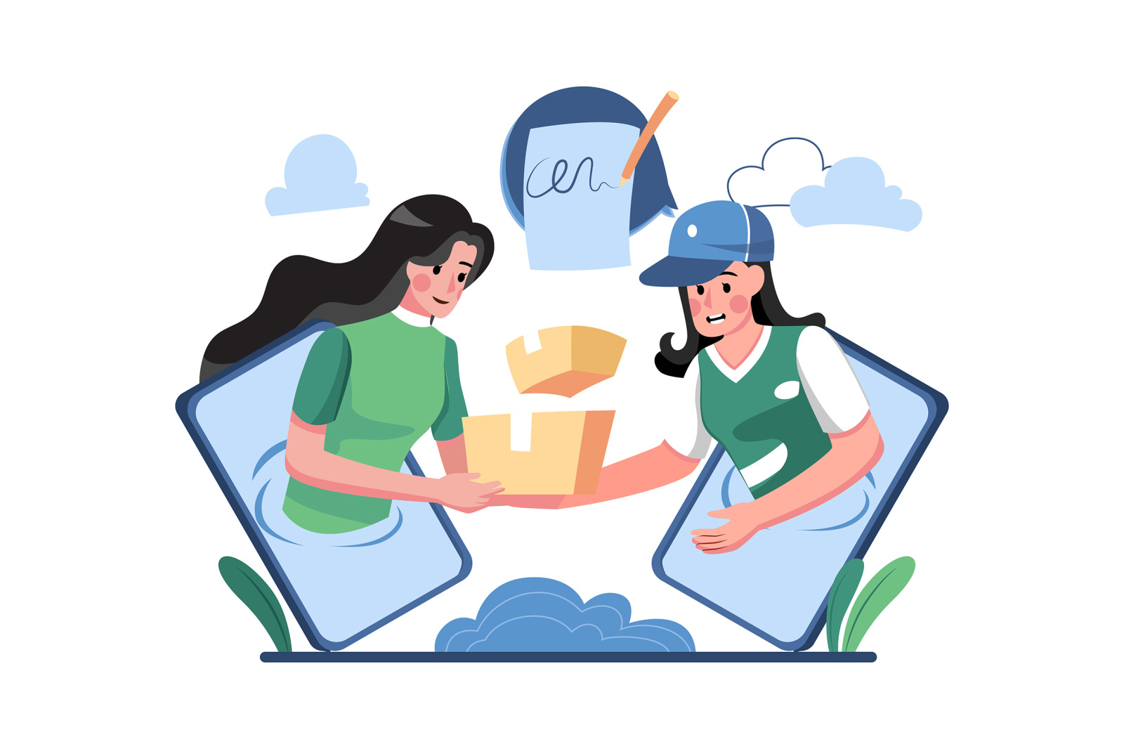 M444_Parcel Delivery Service Illustrations