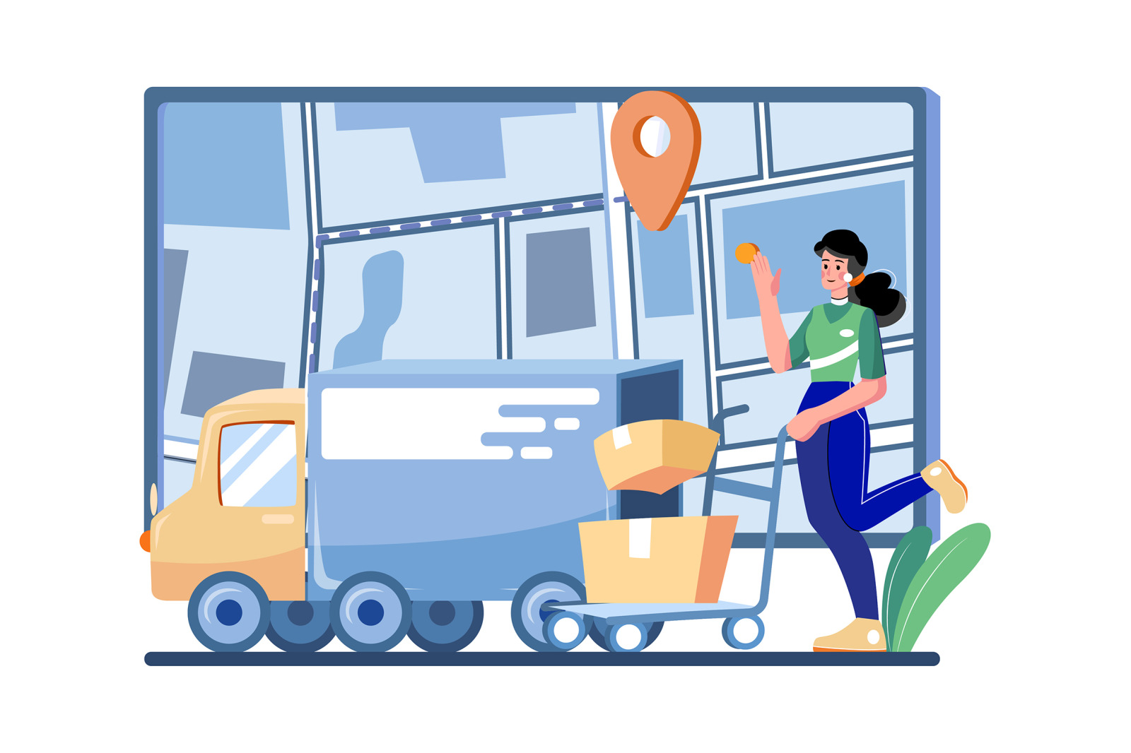 M444_Parcel Delivery Service Illustrations