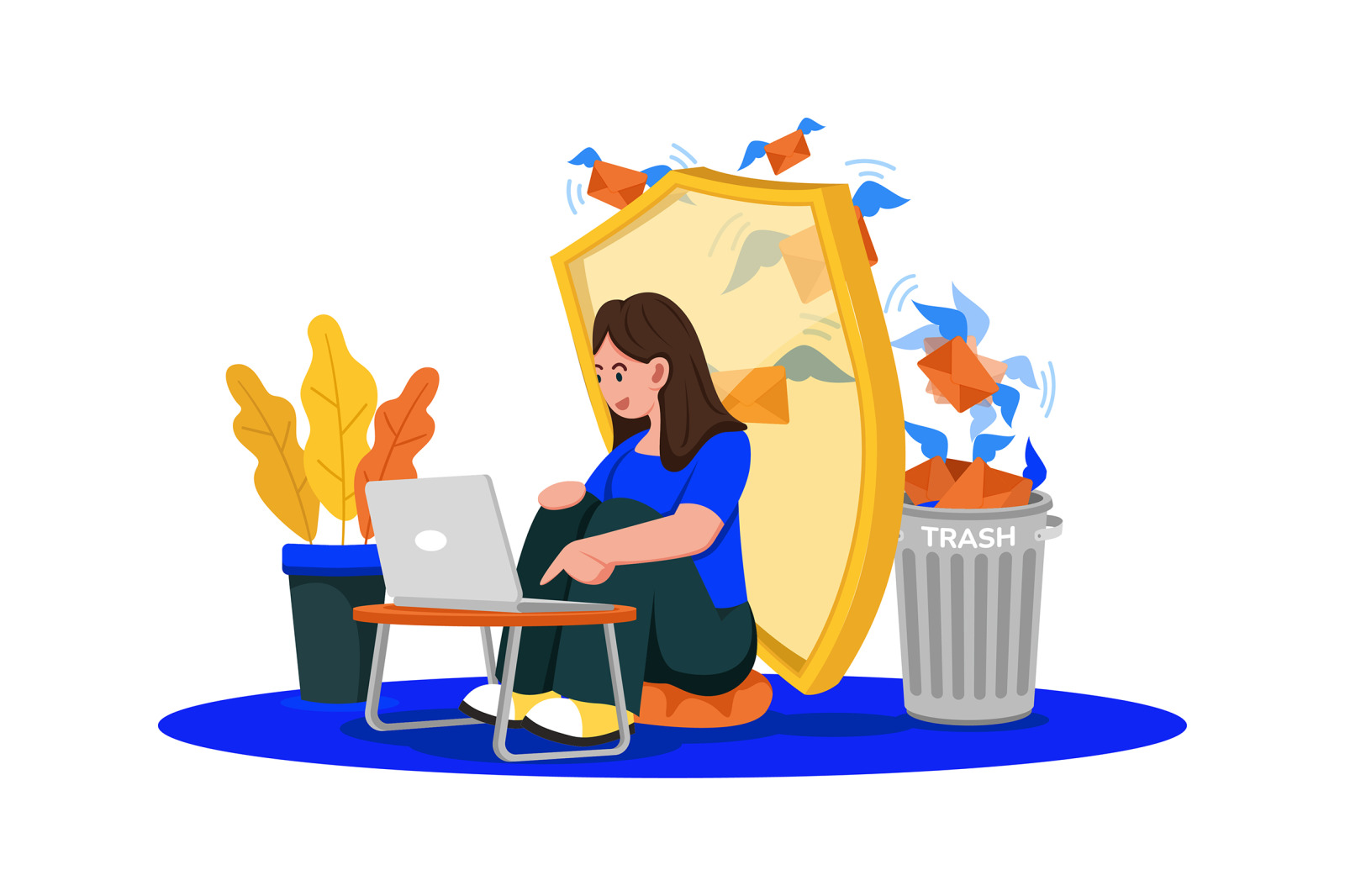 M741_Email Service Illustration Pack M741_Email Service Illustration Pack