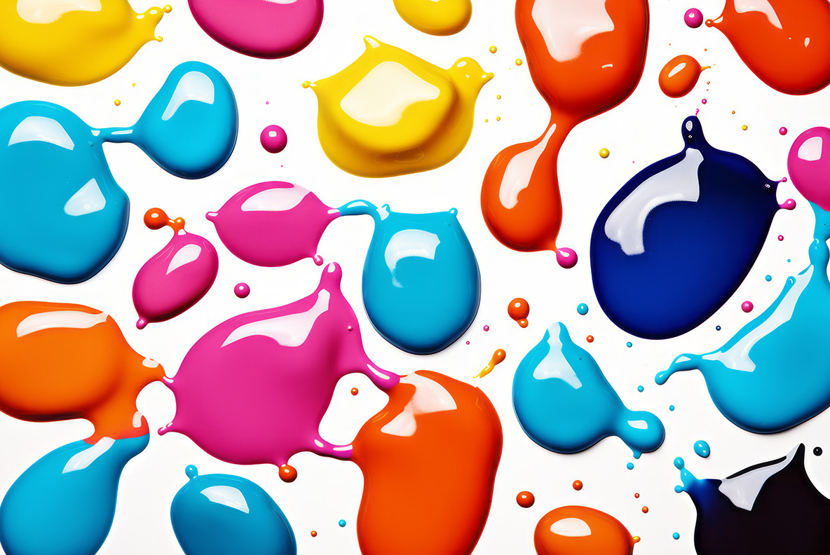 Color Drops Backgrounds