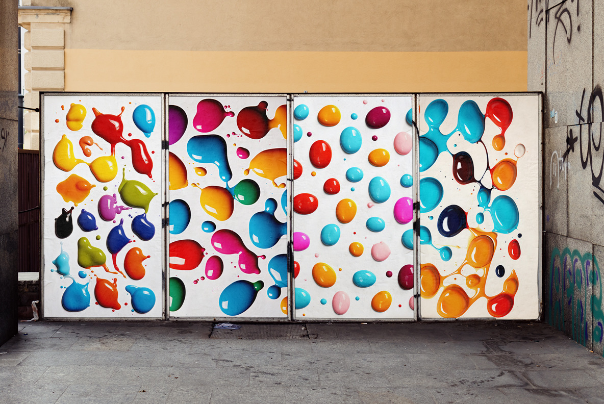 Color Drops Backgrounds Color Drops Backgrounds