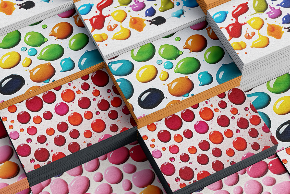 Color Drops Backgrounds Color Drops Backgrounds