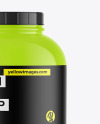 Glossy Protein Jar Mockup