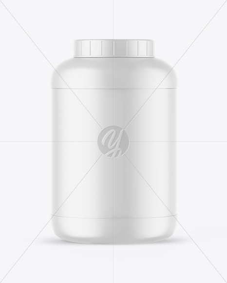 Matte Protein Jar Mockup