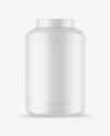 Matte Protein Jar Mockup Matte Protein Jar Mockup