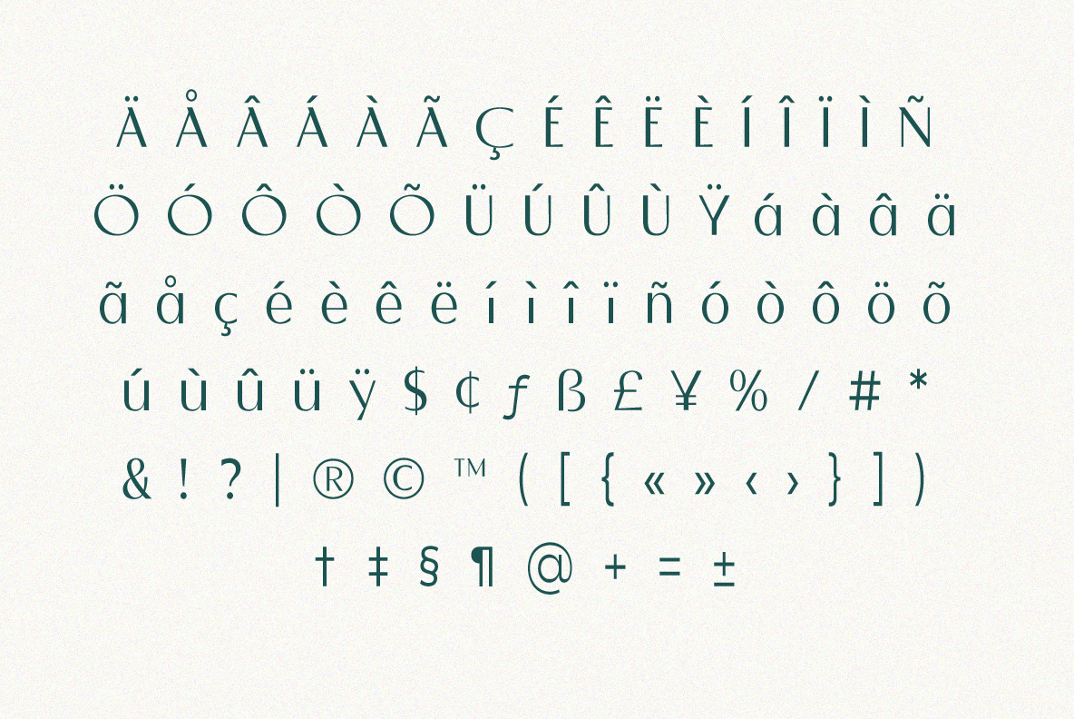 Derose Clean Modern Font Derose Clean Modern Font