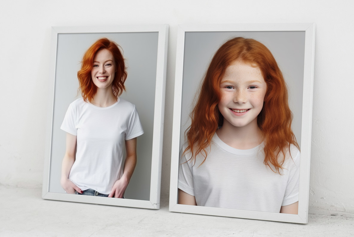 White t-shirts for mockups