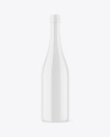 Glossy Ceramic Wine Bottle Mockup