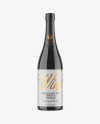Glossy Ceramic Wine Bottle Mockup