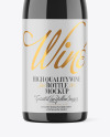 Glossy Ceramic Wine Bottle Mockup