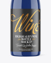 Glossy Ceramic Wine Bottle Mockup