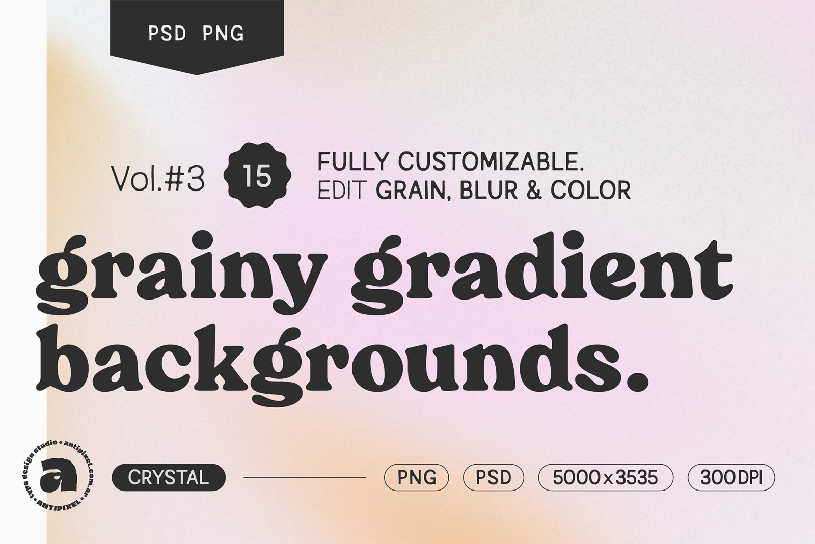 Grainy Gradient Backgrounds #3