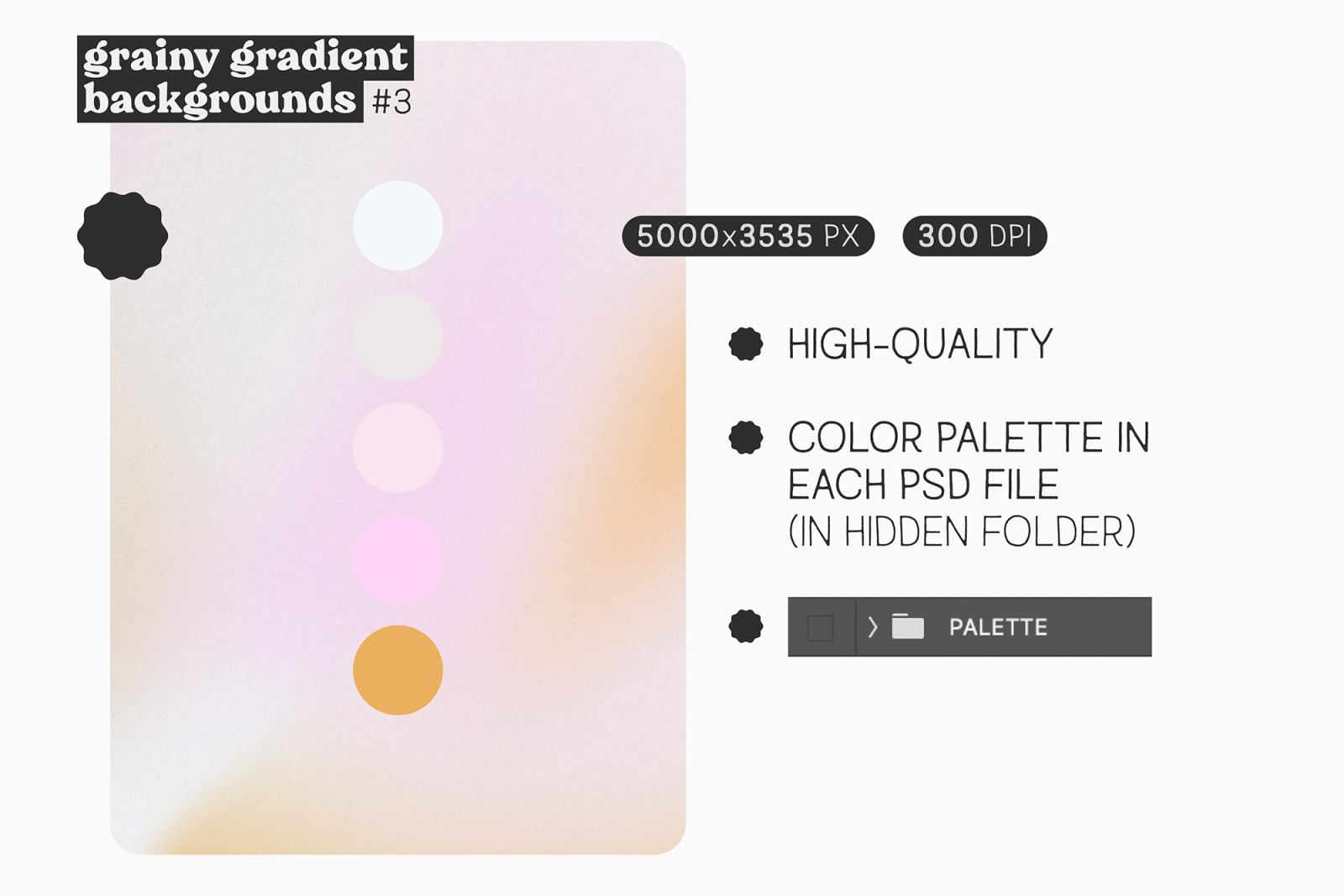 Grainy Gradient Backgrounds #3