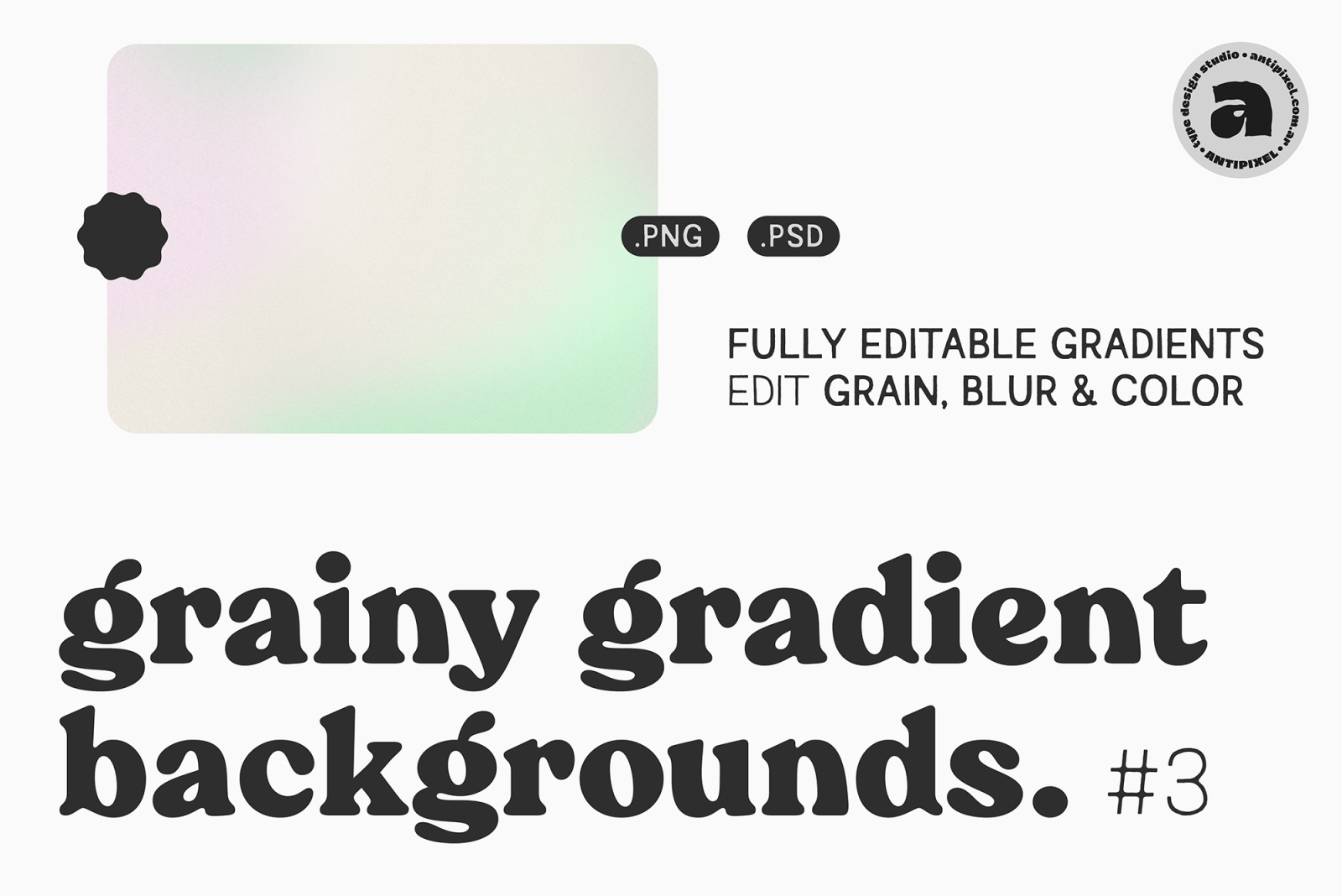 Grainy Gradient Backgrounds #3