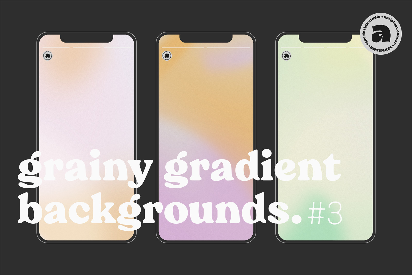 Grainy Gradient Backgrounds #3