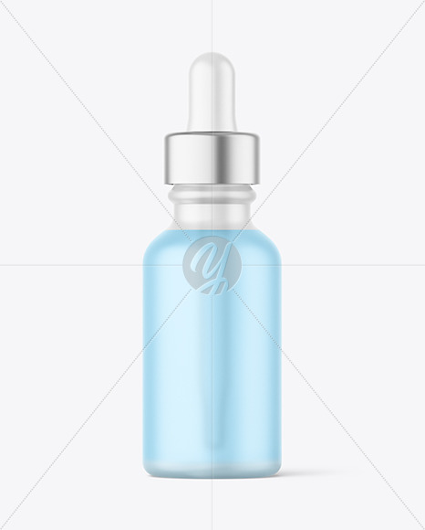 Frosted Dropper Bottle Mockup