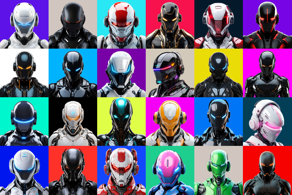 125 Cyborg Avatars Bundle 125 Cyborg Avatars Bundle