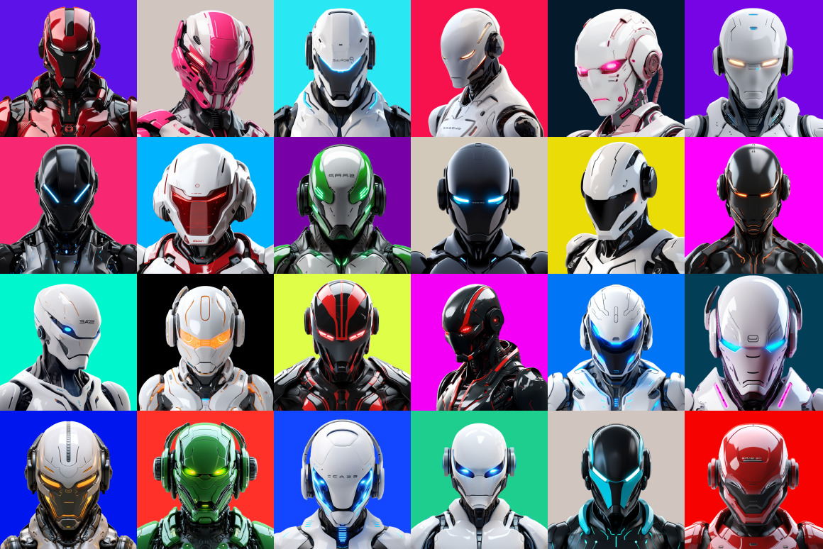 125 Cyborg Avatars Bundle 125 Cyborg Avatars Bundle