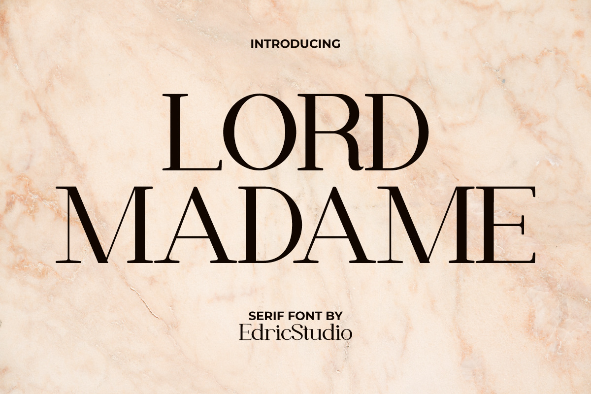 Lord Madame Font Lord Madame Font