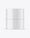 Glossy Cosmetic Jar Mockup