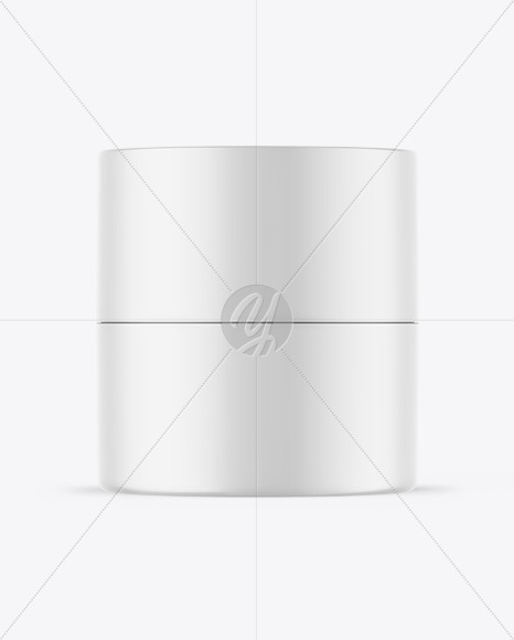 Matte Cosmetic Jar Mockup