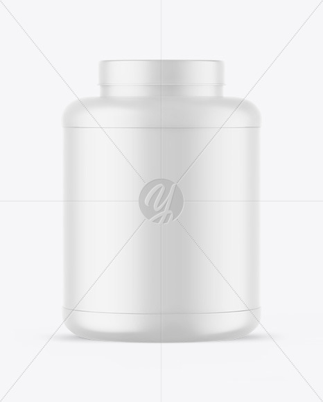 Matte Protein Jar Mockup