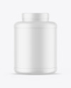 Matte Protein Jar Mockup