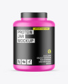 Matte Protein Jar Mockup